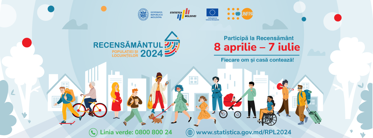 Recensământului populației și locuințelor  în perioada 8 aprilie-7 iulie 2024